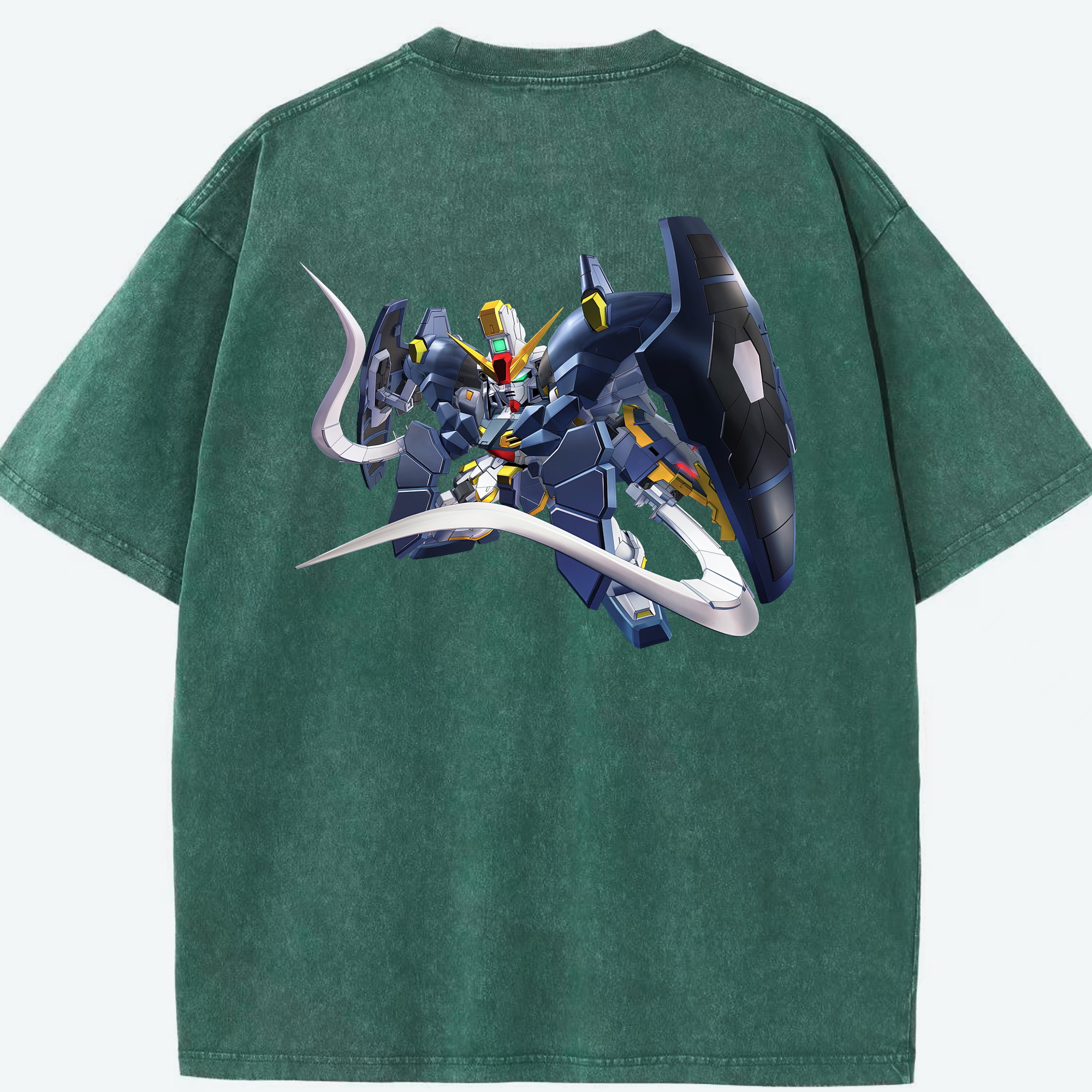 （画像用） 機動戦士ガンダム Mobile Suit Gundam 綿100% ヴィンテージ風 半袖Tシャツ（背面プリント）